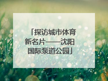 探访城市体育新名片——沈阳国际泵道公园